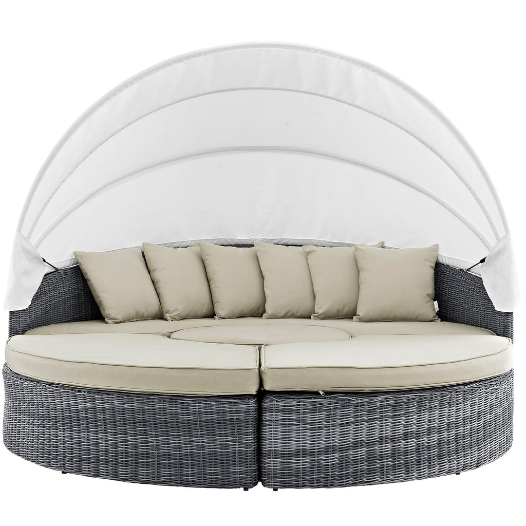 Summon Canopy Outdoor Patio Sunbrella¨ Daybed by Modway