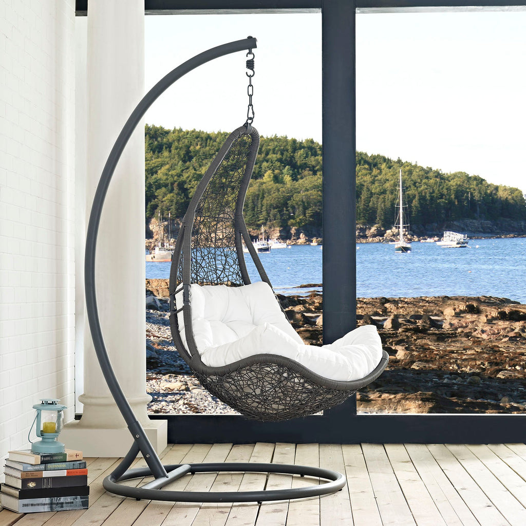 Abate Wicker Rattan Outdoor Patio Swing Chair by Modway