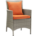 Conduit Outdoor Patio Wicker Rattan Dining Armchair by Modway