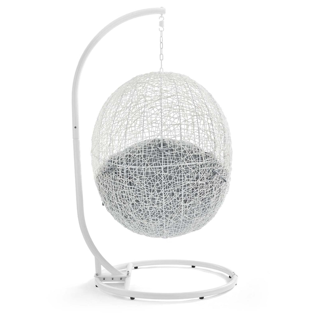 Hide Outdoor Patio Sunbrella¨ Swing Chair With Stand by Modway
