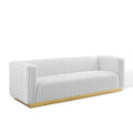 Charisma Channel Tufted Performance Velvet Living Room Sofa by Modway