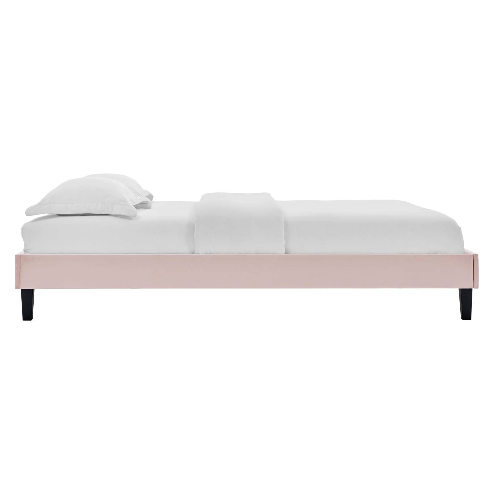 Reign Performance Velvet Full Platform Bed Frame by Modway