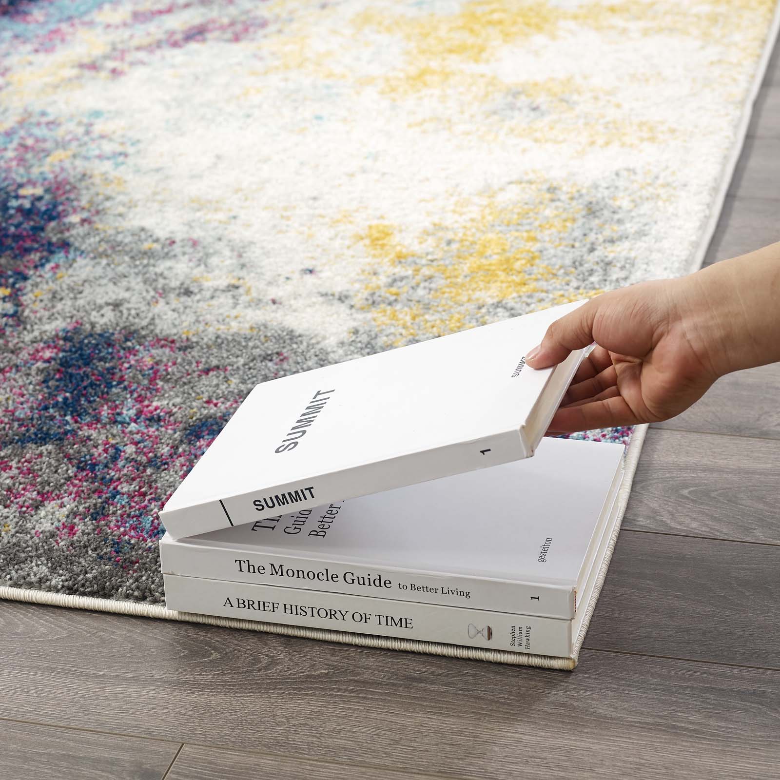 Entourage Adeline Contemporary Modern Abstract 8x10 Area Rug by Modway