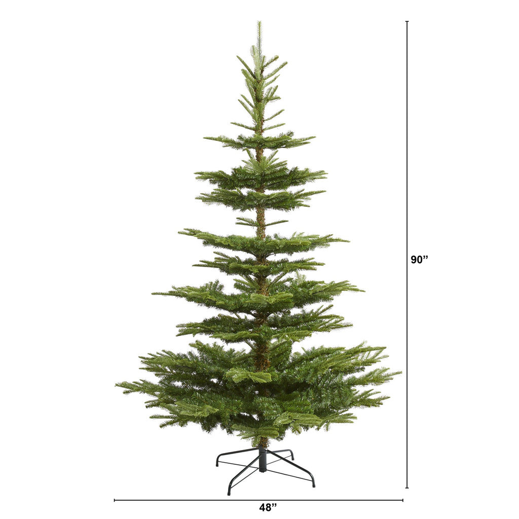 7.5' Layered Washington Spruce Artificial Christmas Tree