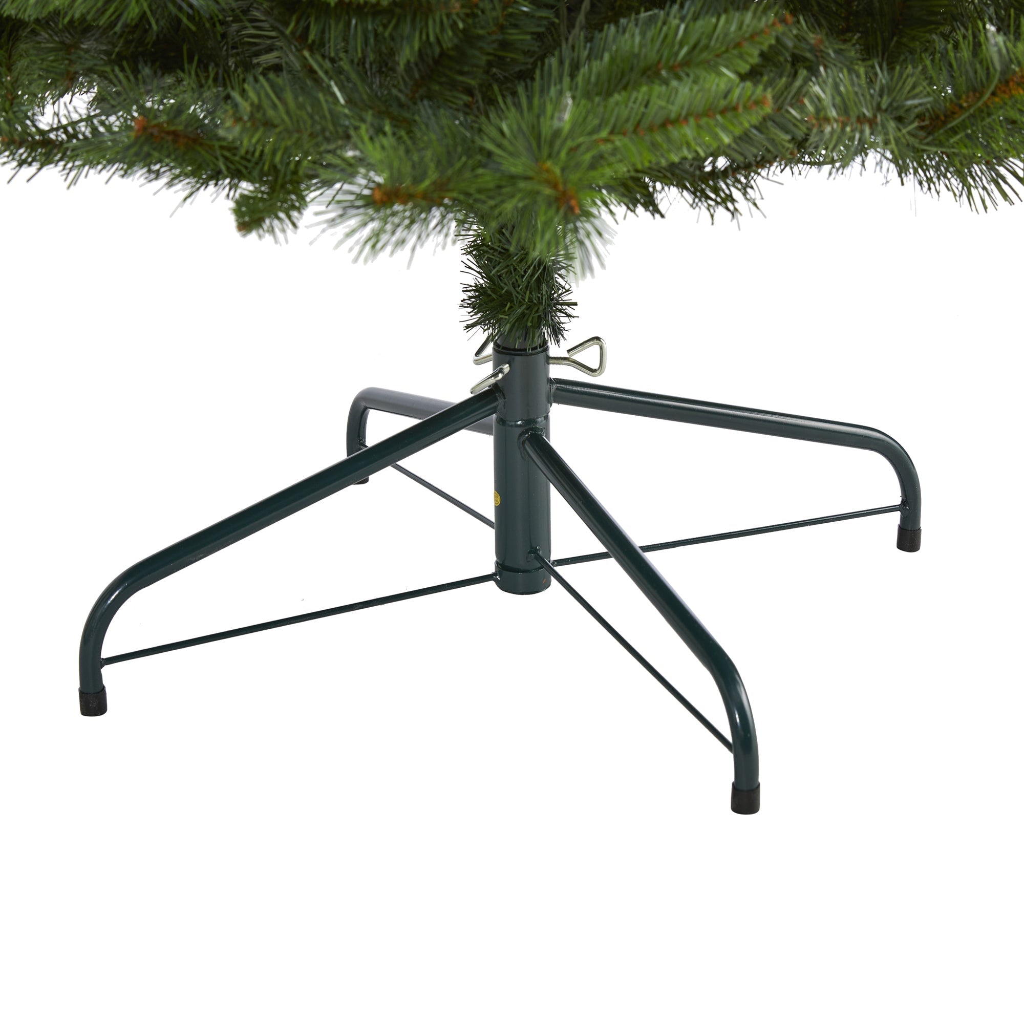 9' Slim West Virginia Mountain Pine Artificial Christmas Tree w600 Clear Lights