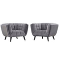 Bestow 2 Piece Performance Velvet Armchair Set by Modway