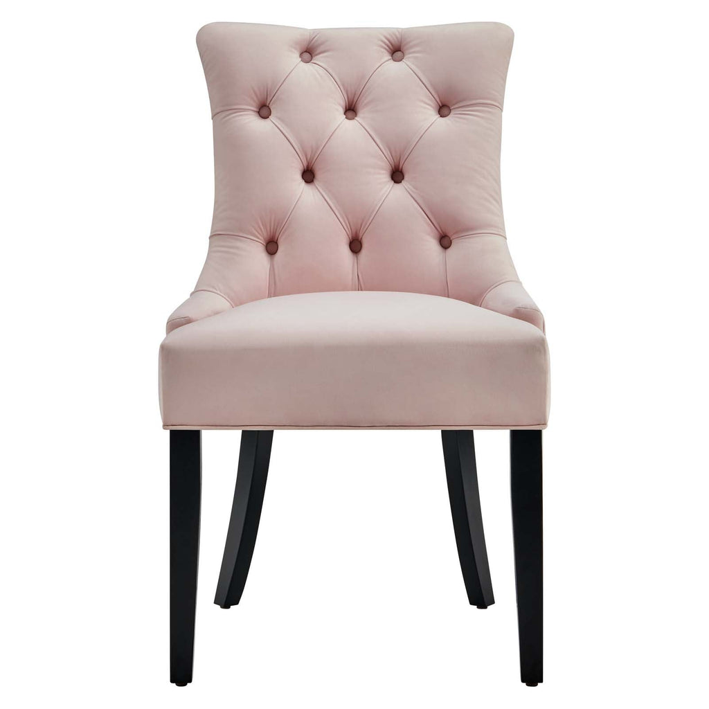 Regent Tufted Performance Velvet Dining Side Chairs Set of 2 by Modway