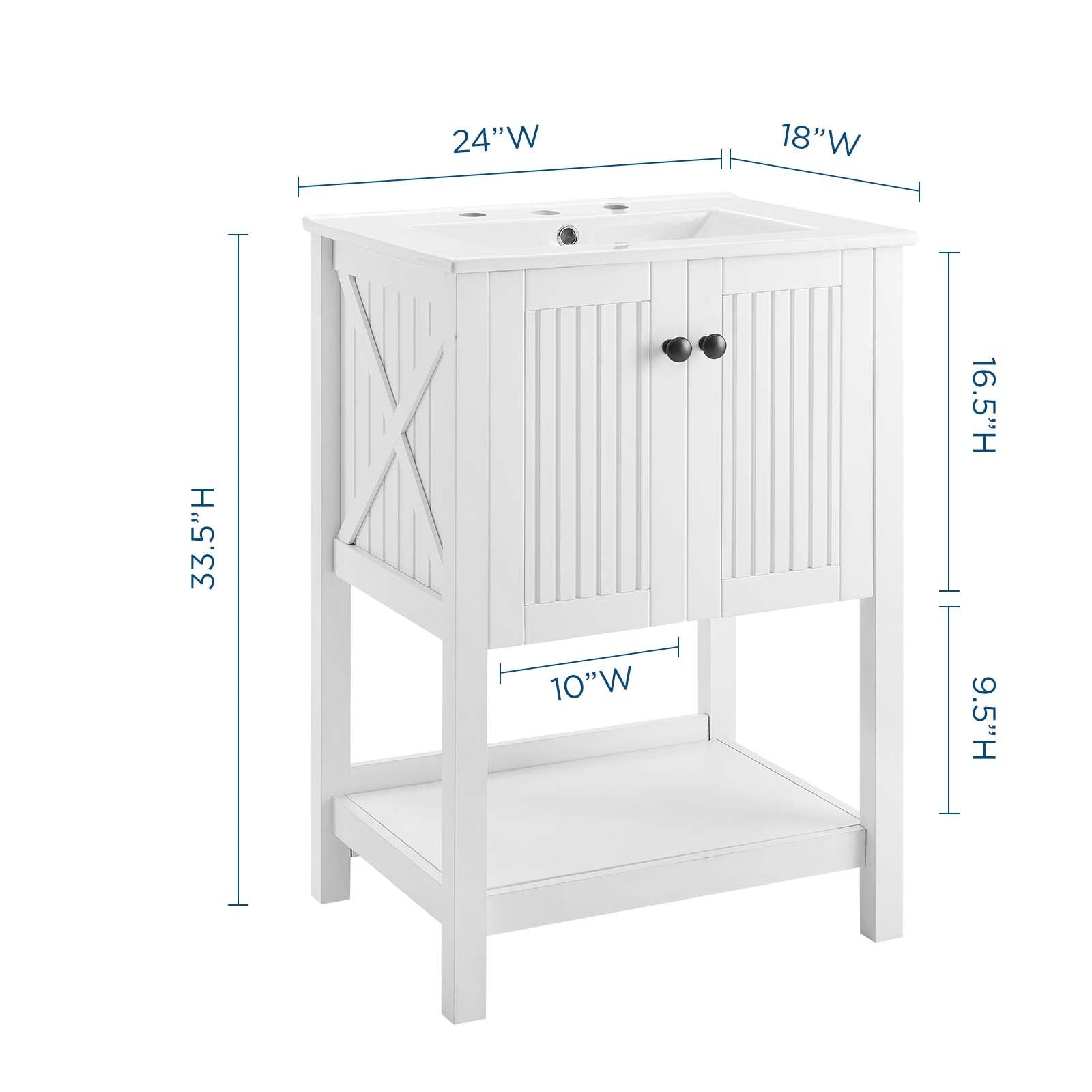 Steam 24" Bathroom Vanity by Modway