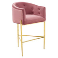 Savour Tufted Performance Velvet Bar Stool by Modway