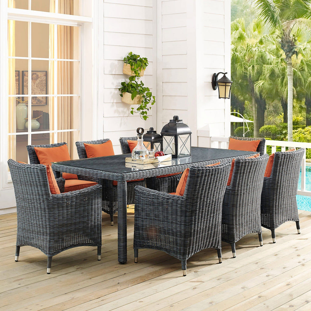 Summon 83" Outdoor Patio Dining Table by Modway