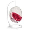 Hide Outdoor Patio Swing Chair With Stand by Modway