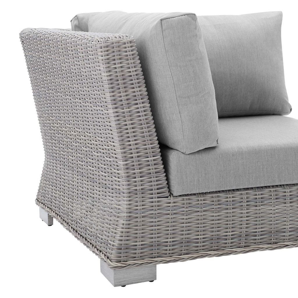 Conway Sunbrella¨ Outdoor Patio Wicker Rattan Corner Chair by Modway