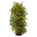 40"  Mixed Forest Foliage Artificial Plant on Trunk