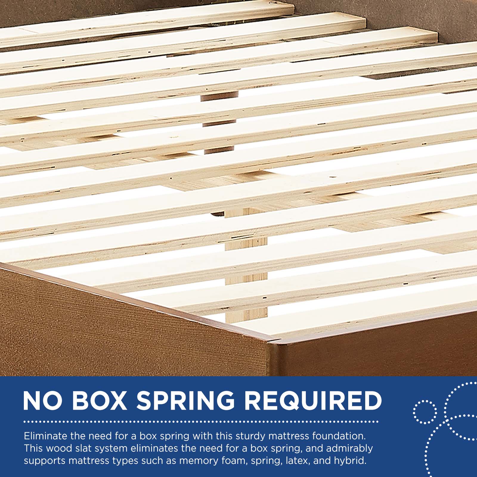 Kelsea Cane and Wood King Platform Bed With Splayed Legs by Modway