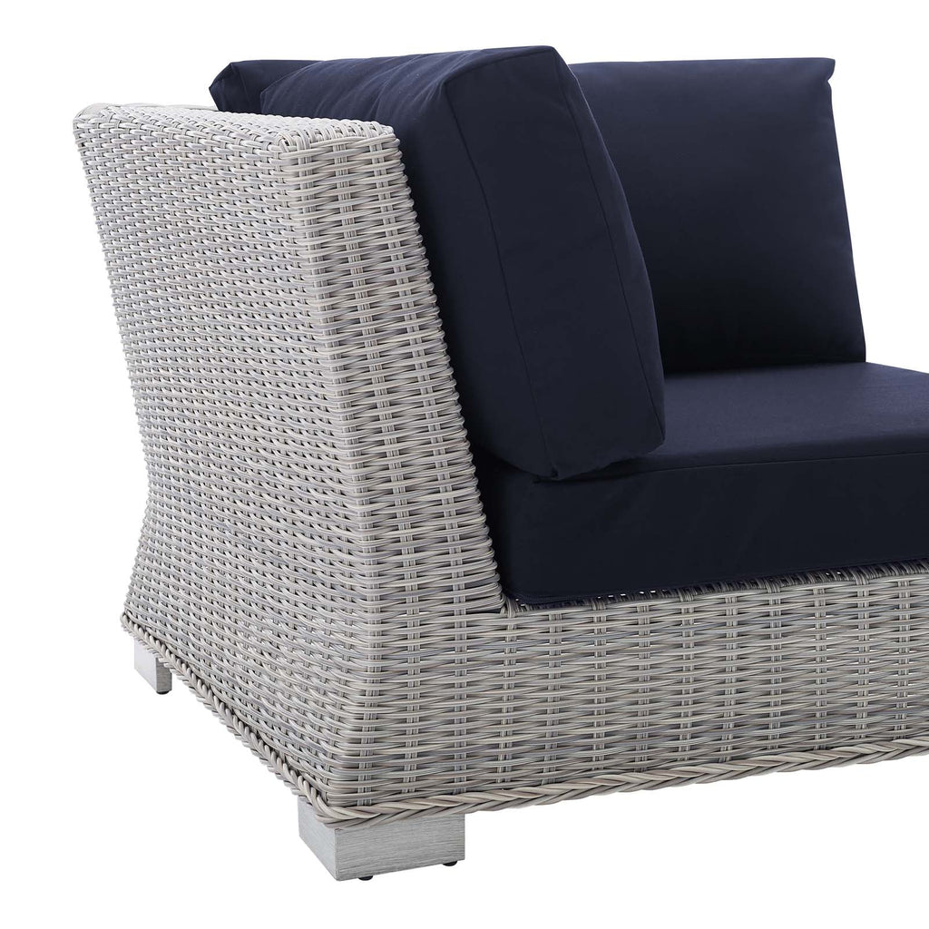 Conway Sunbrella¨ Outdoor Patio Wicker Rattan Corner Chair by Modway