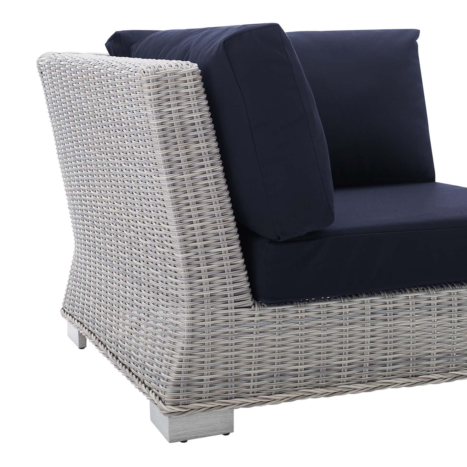 Conway Sunbrella¨ Outdoor Patio Wicker Rattan Corner Chair by Modway