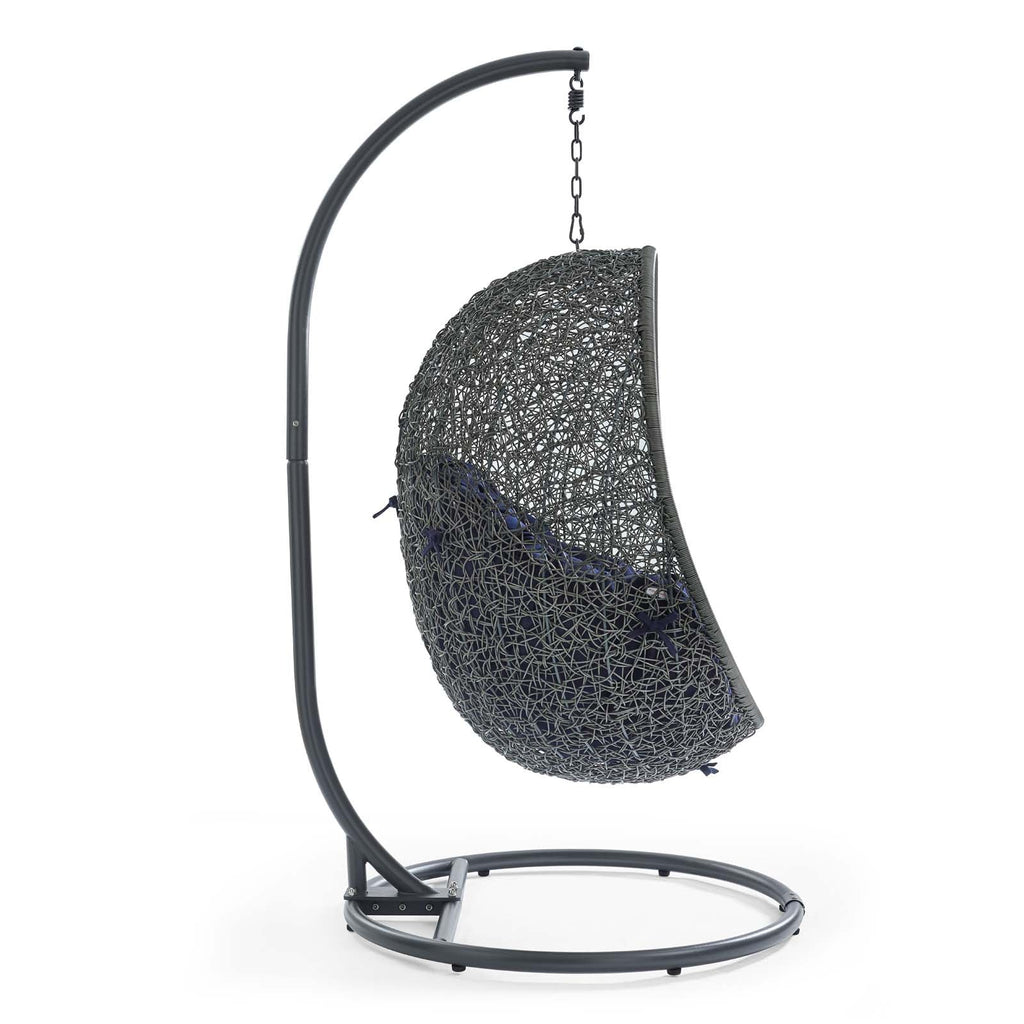 Hide Outdoor Patio Sunbrella¨ Swing Chair With Stand by Modway