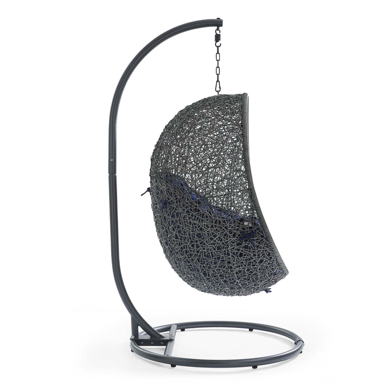 Hide Outdoor Patio Sunbrella¨ Swing Chair With Stand by Modway