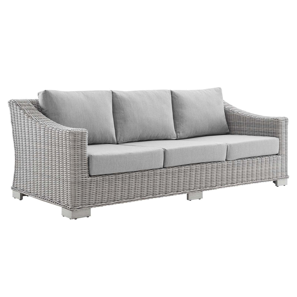 Conway 4-Piece Sunbrella¨ Outdoor Patio Wicker Rattan Furniture Set by Modway