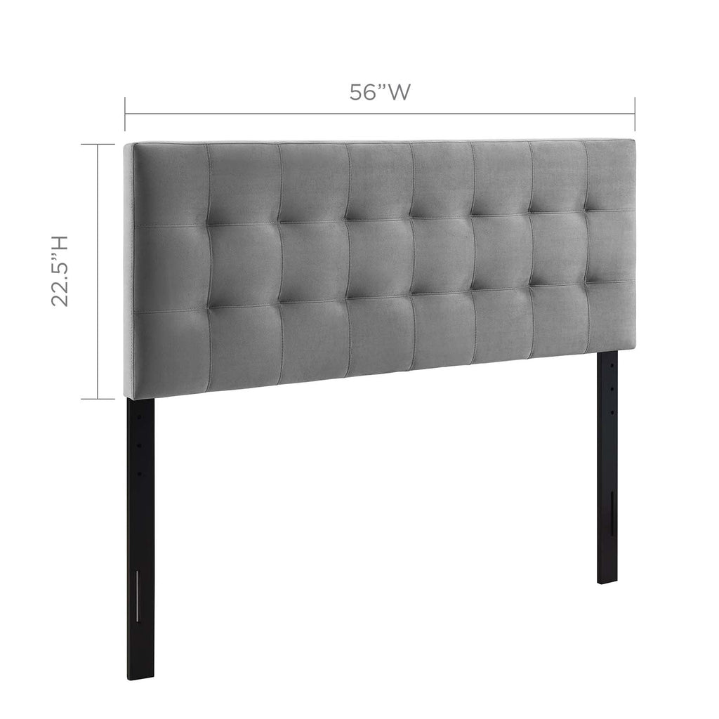 Lily Biscuit Tufted Performance Velvet Full Headboard by Modway