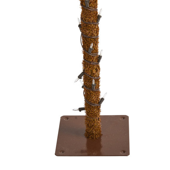 5' Christmas Palm Artificial Tree with 150 Warm White LED Lights