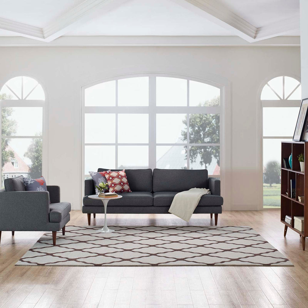 Marja Moroccan Trellis 8x10 Area Rug by Modway