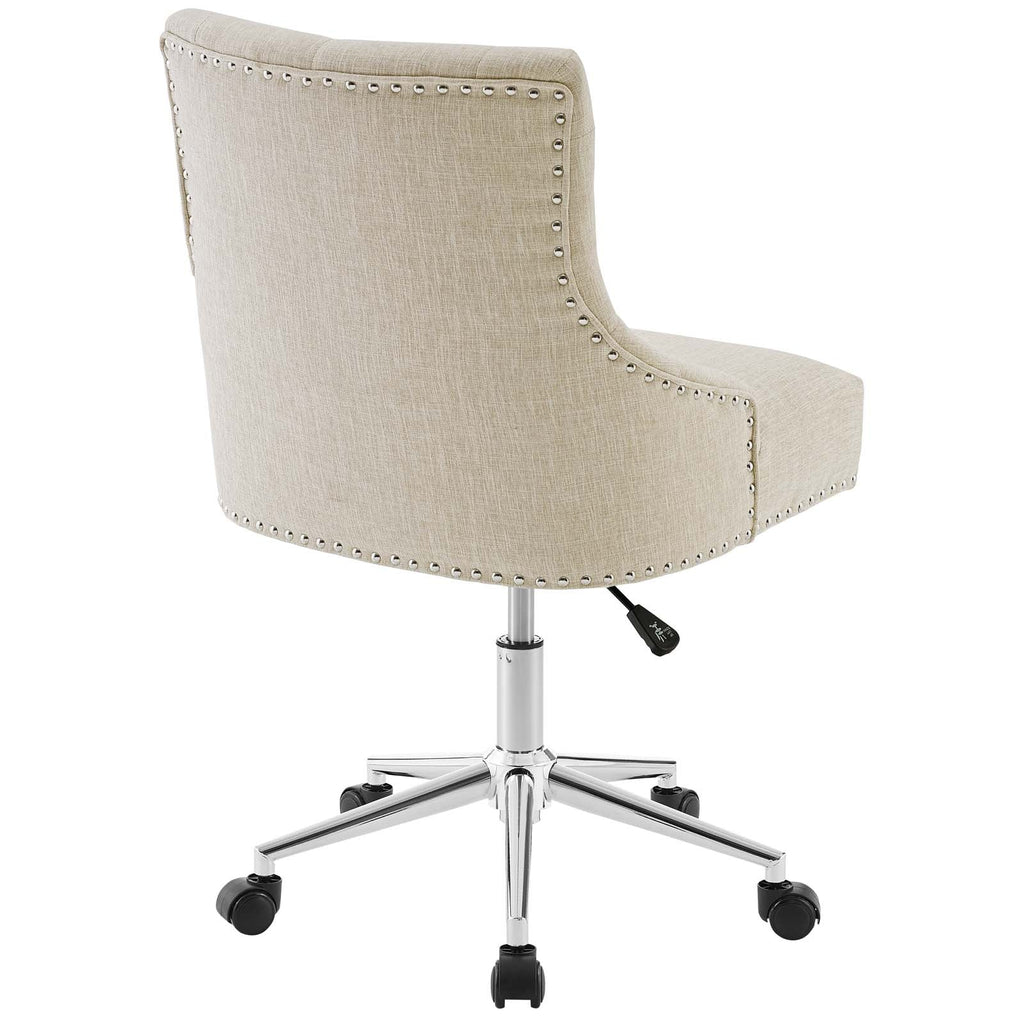 Regent Tufted Button Swivel Upholstered Fabric Office Chair by Modway