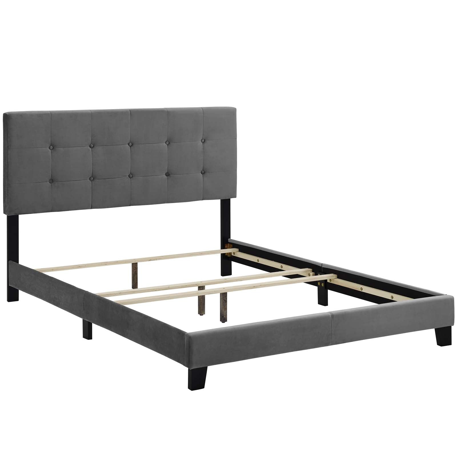 Amira Performance Velvet Twin Bed by Modway