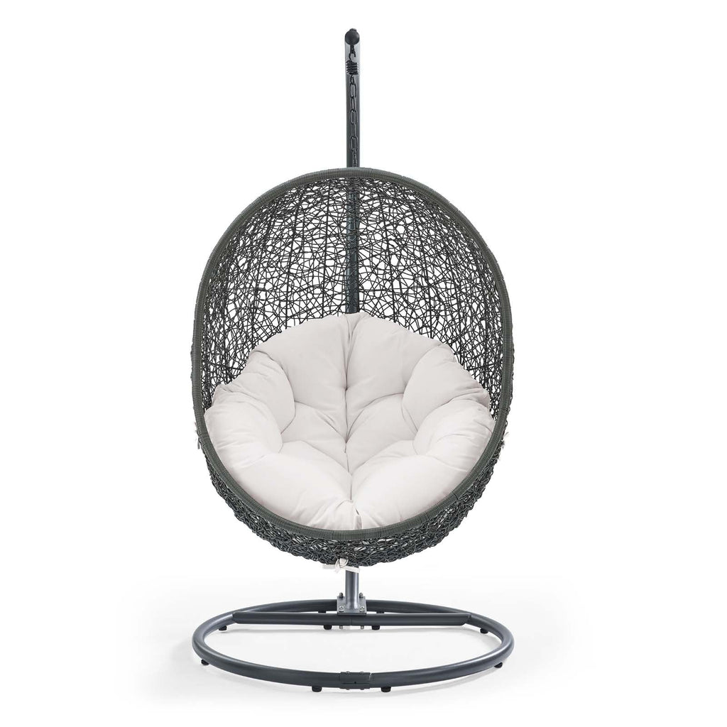 Hide Outdoor Patio Sunbrella¨ Swing Chair With Stand by Modway