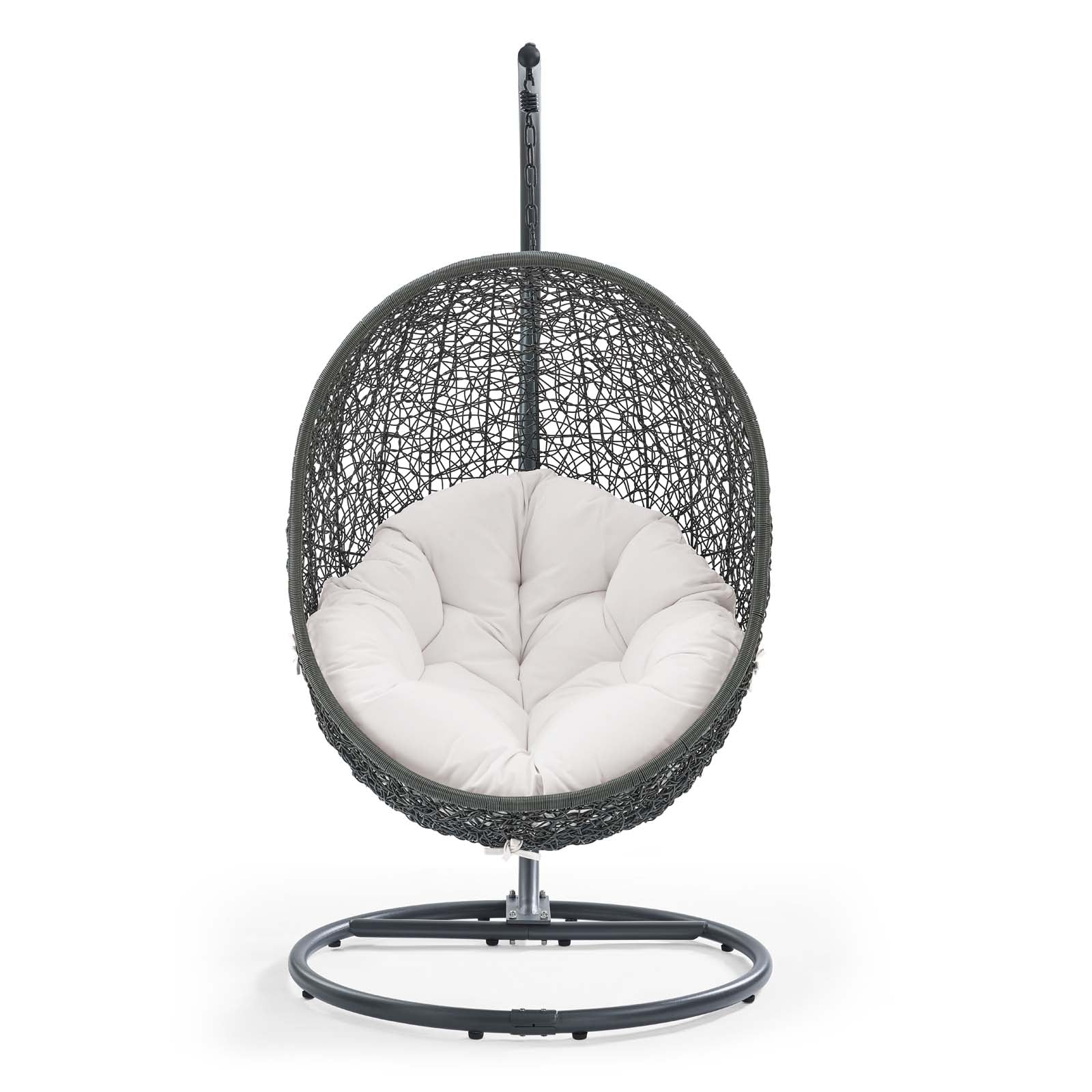 Hide Outdoor Patio Sunbrella¨ Swing Chair With Stand by Modway