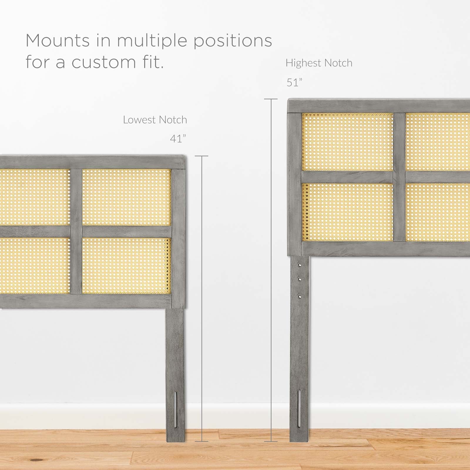 Luana Cane Full Headboard by Modway