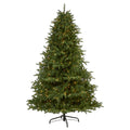 7' South Carolina Spruce Artificial Christmas Tree with 500 White Warm Lights