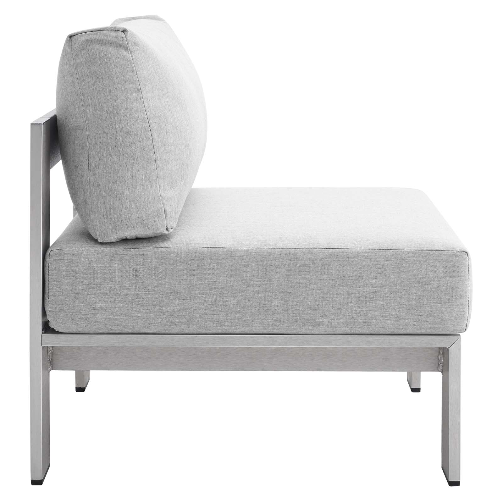 Shore 3 Piece Sunbrella¨ Fabric Outdoor Patio Aluminum Set by Modway