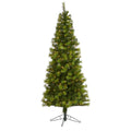 6.5' Green Valley Pine Artificial Christmas Tree w/ 300 Warm White LED Lights