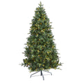 6' Grand Teton Spruce Flat Back Artificial Christmas Tree w180 Clear LED Lights