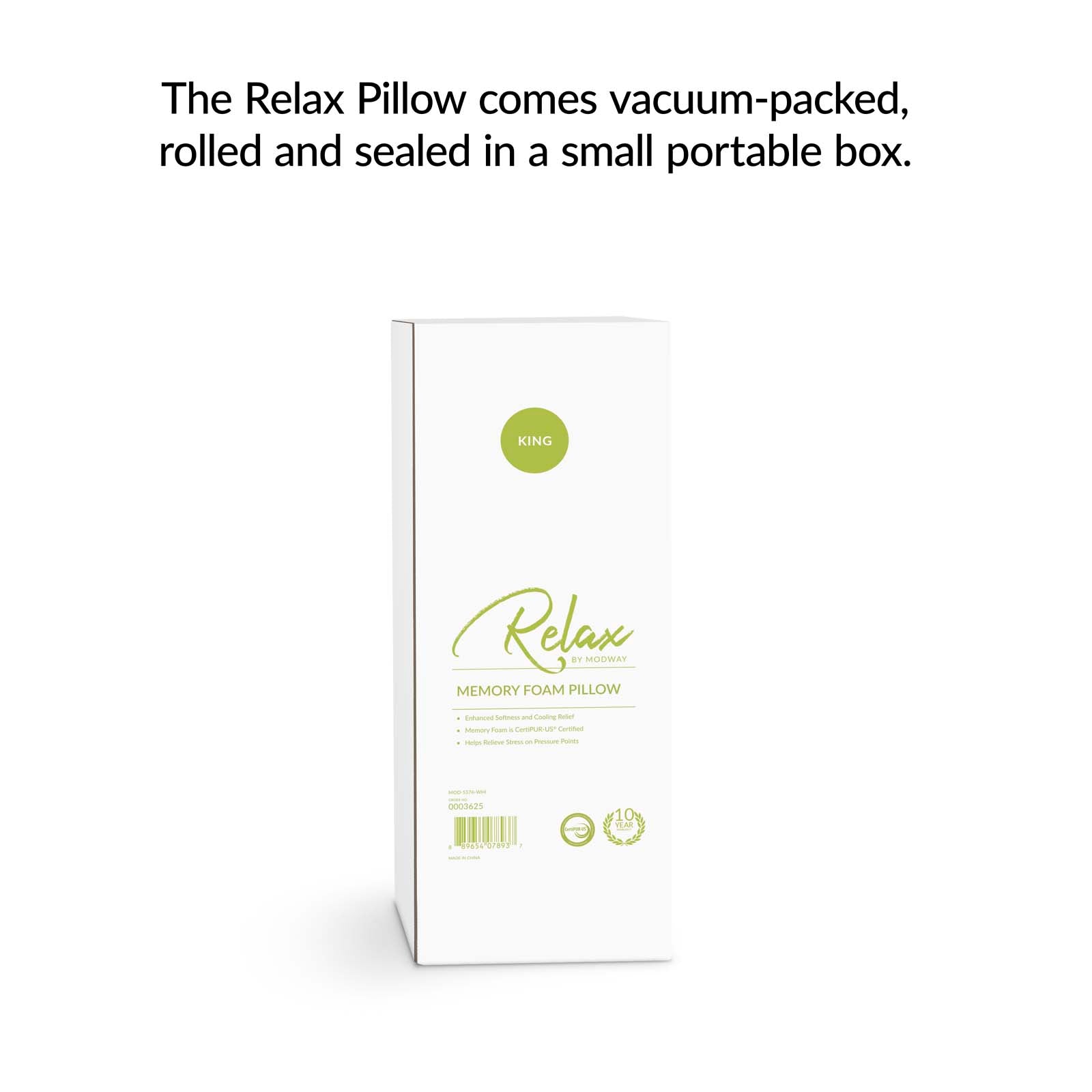 Relax Size King Pillow by Modway