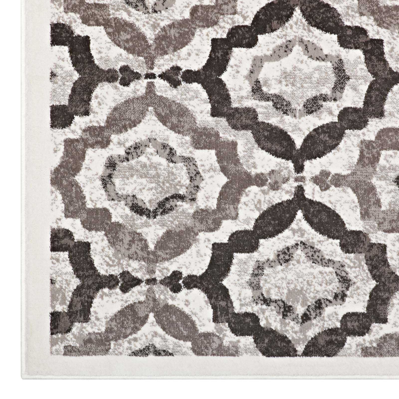 Kalinda Rustic Vintage Moroccan Trellis 8x10 Area Rug by Modway