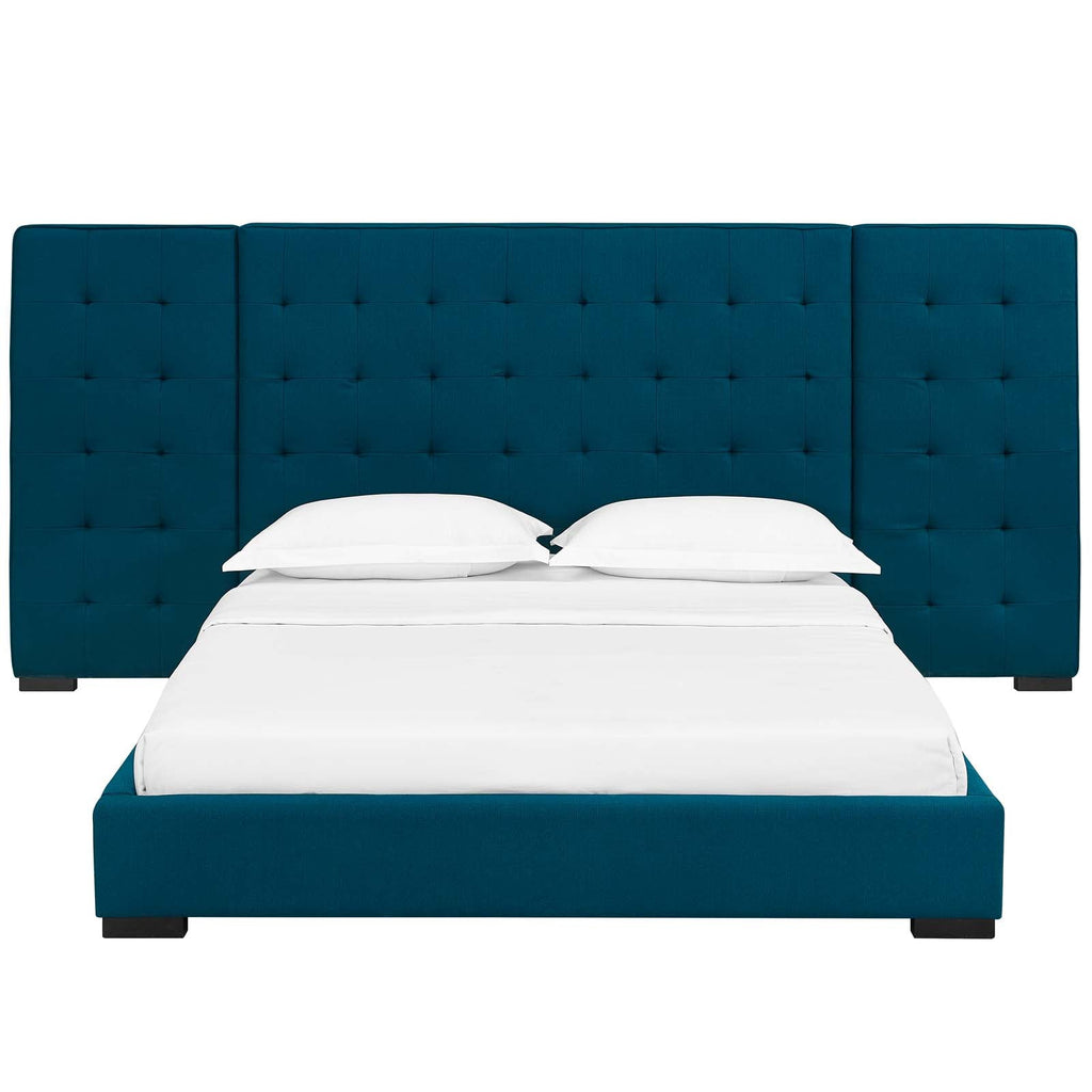 Sierra Upholstered Fabric Queen Platform Bed by Modway