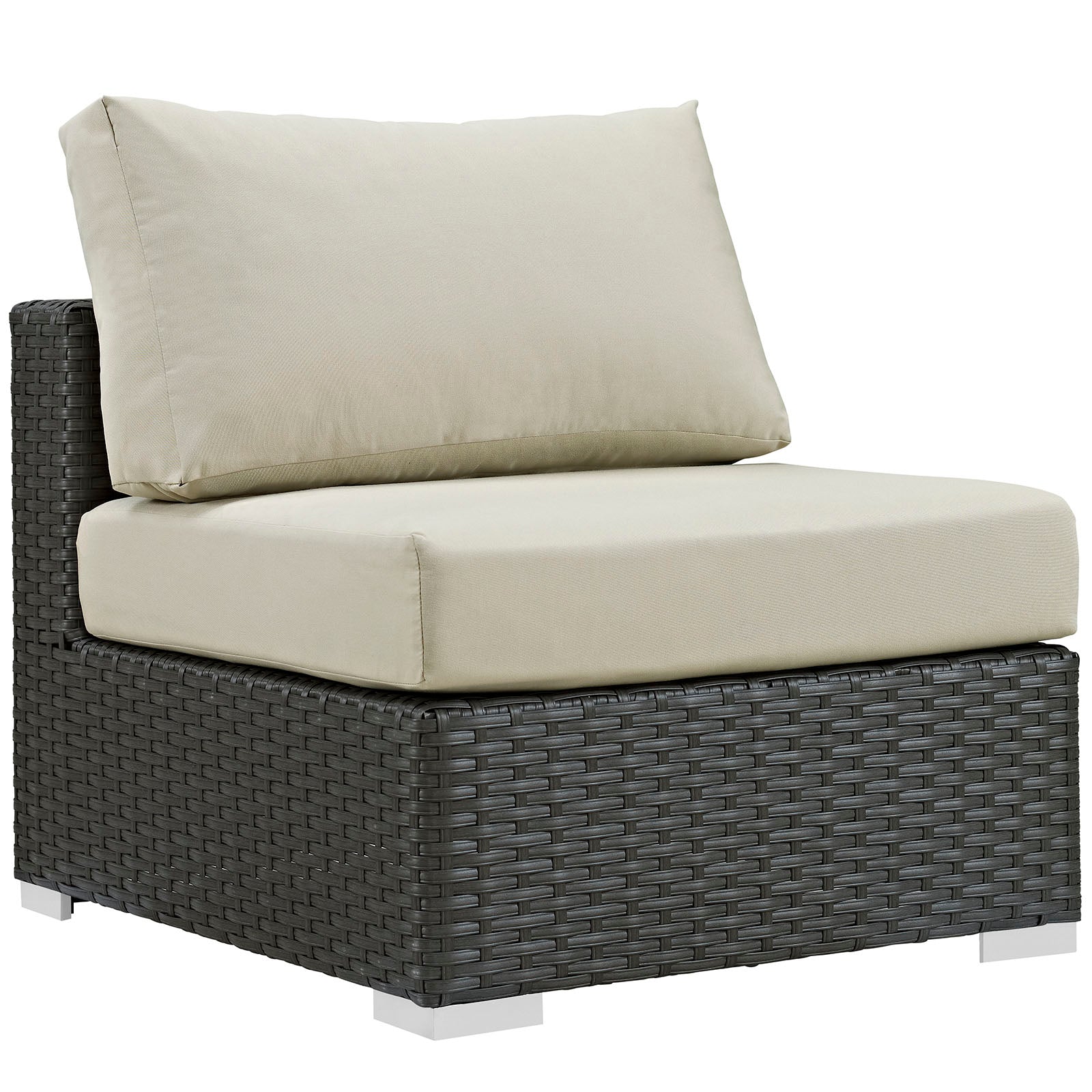 Sojourn 7 Piece Outdoor Patio Sunbrella¨ Sectional Set by Modway