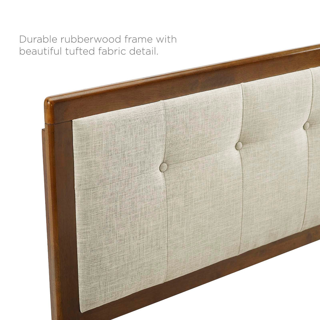 Willow Wood Full Platform Bed With Angular Frame by Modway