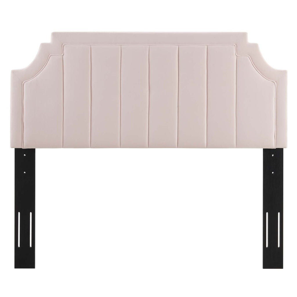Alyona Channel Tufted Performance Velvet Twin Headboard by Modway