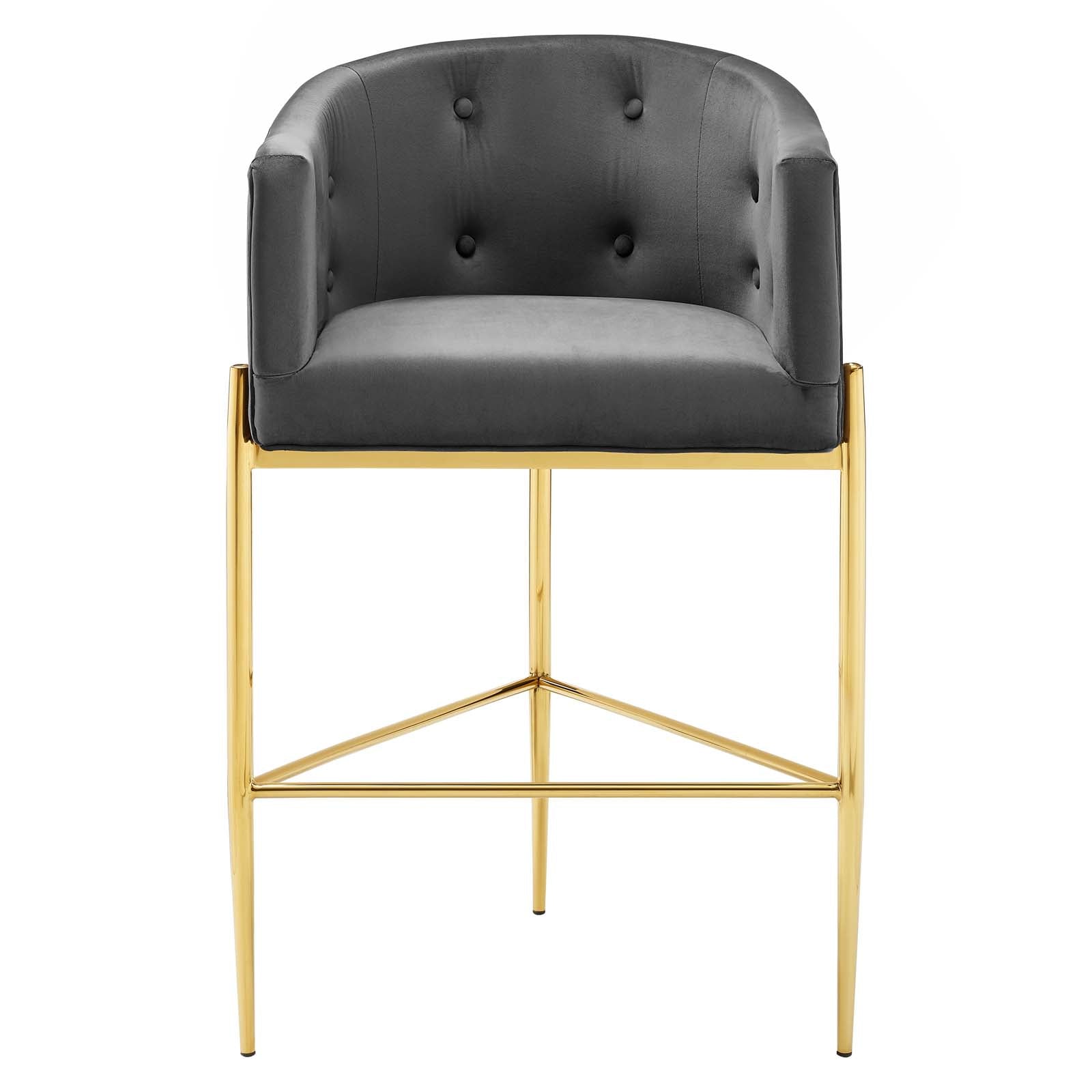 Savour Tufted Performance Velvet Bar Stool by Modway