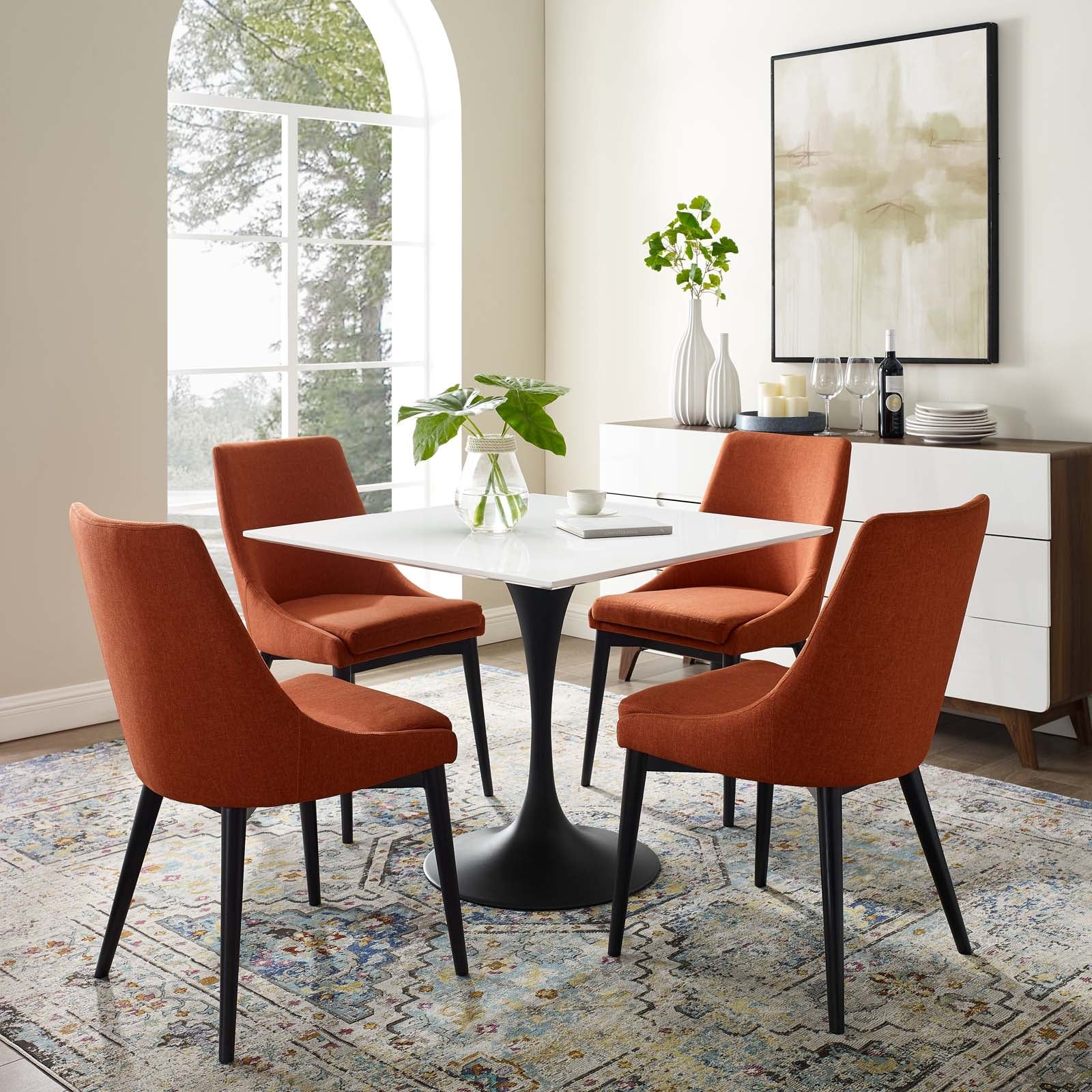 Lippa 36" Square Wood Dining Table by Modway