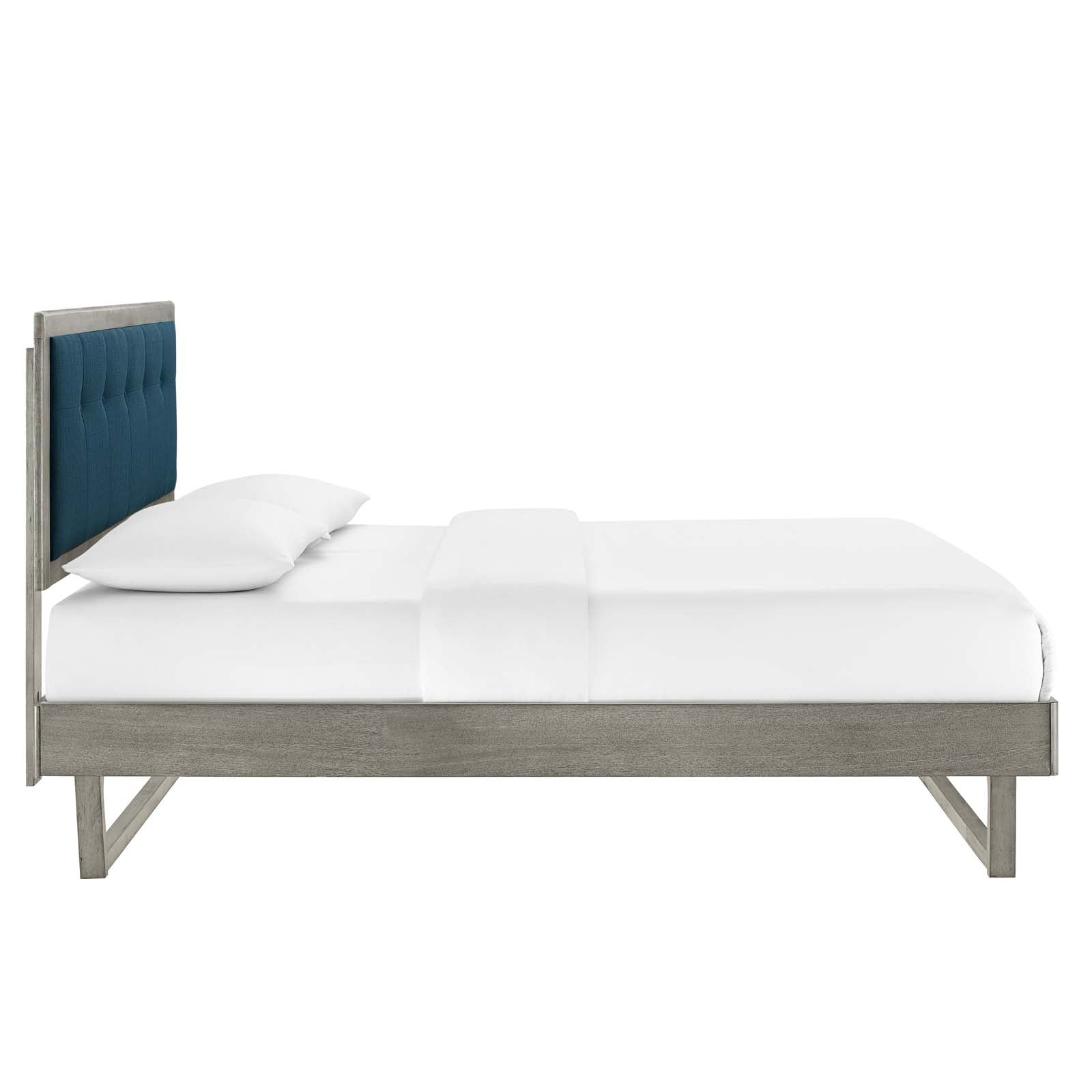 Willow Wood Queen Platform Bed With Angular Frame by Modway