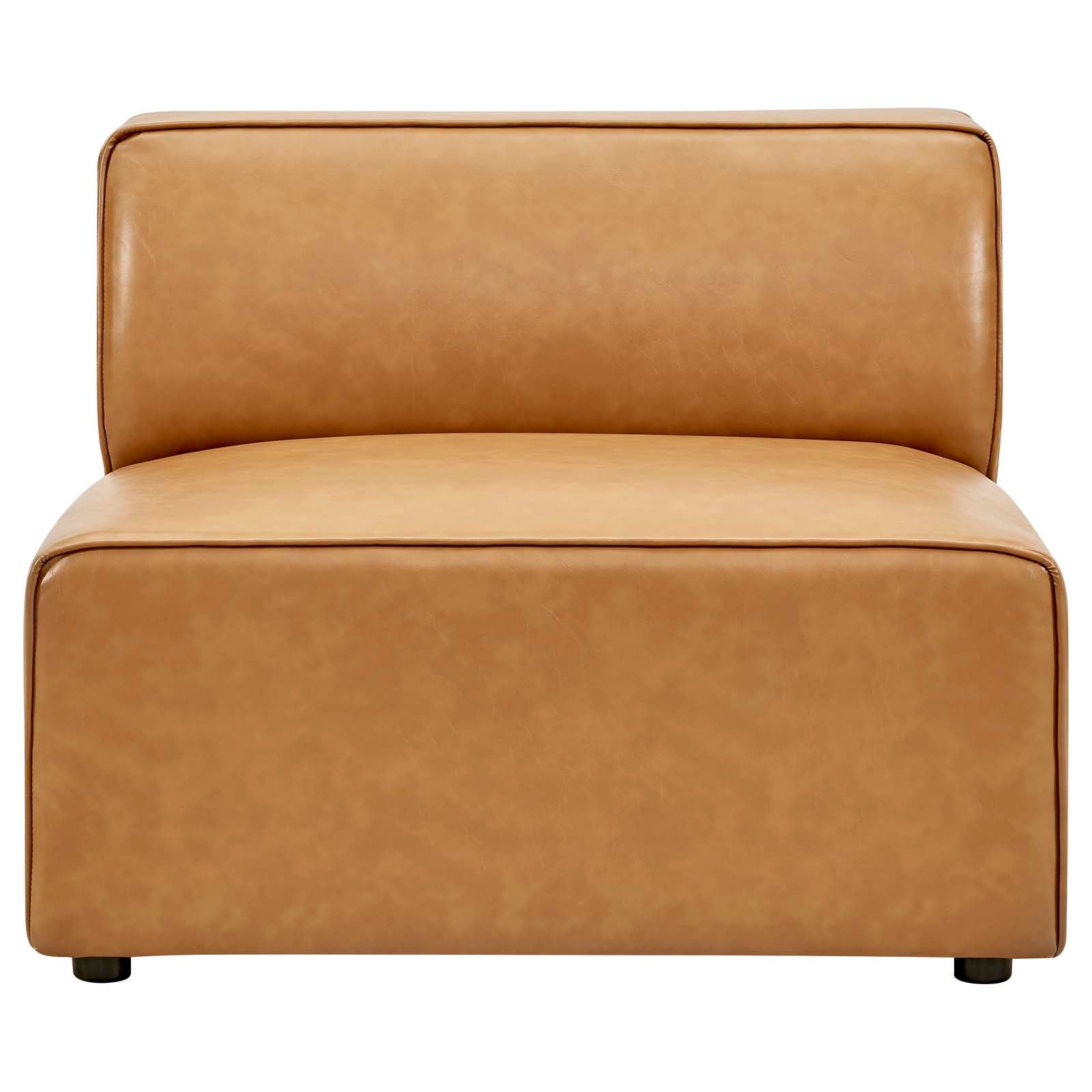 Mingle Vegan Leather Armless Chair by Modway