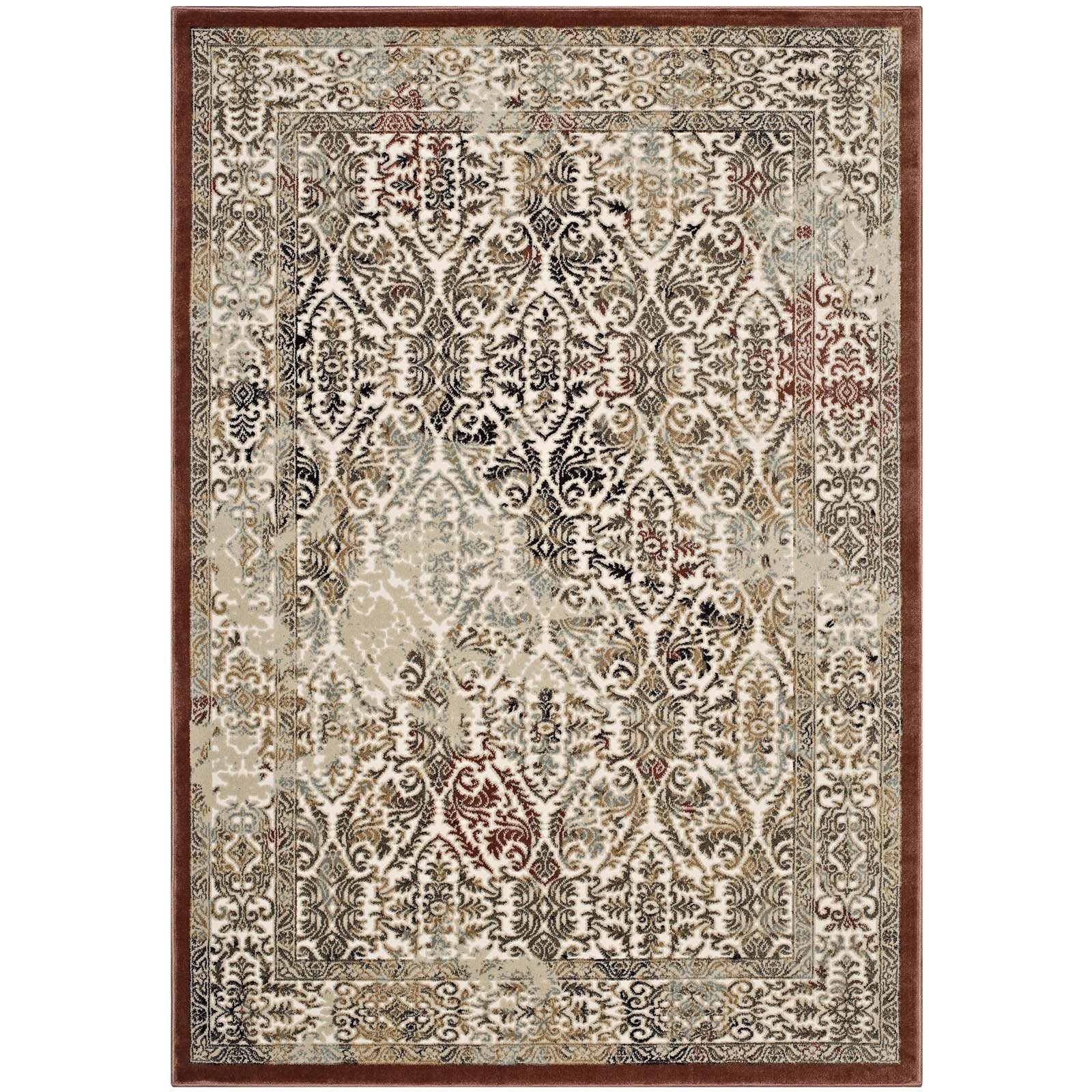 Hester Ornate Turkish Vintage 8x10 Area Rug by Modway