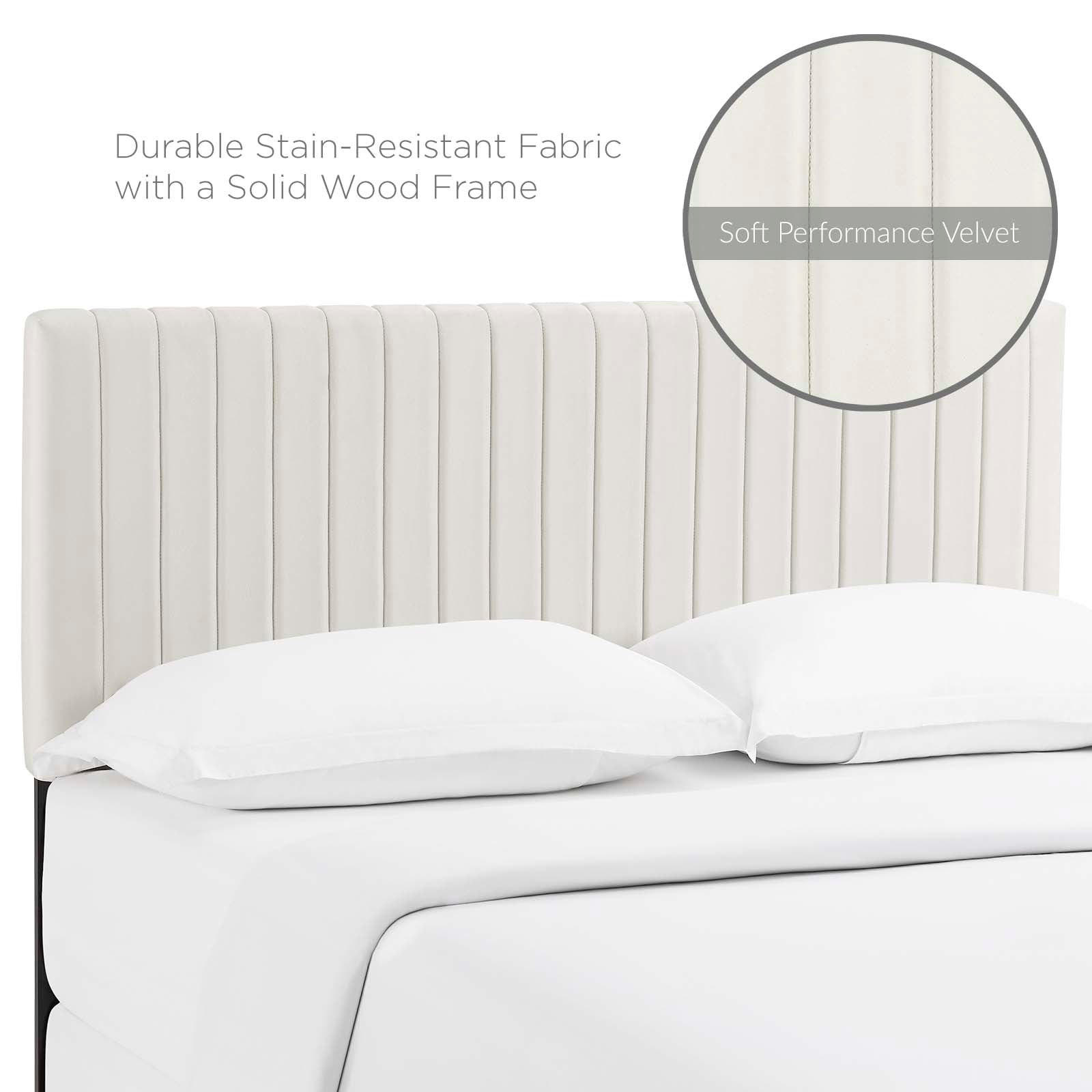 Keira Performance Velvet Full / Queen Headboard by Modway
