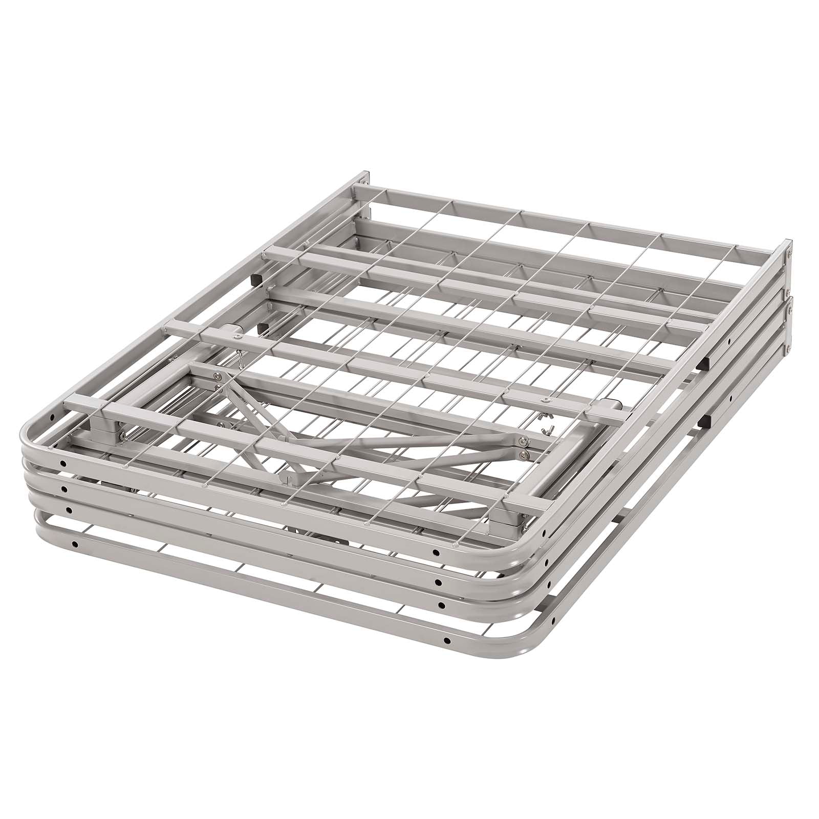 Horizon Stainless Steel Queen Bed Frame by Modway