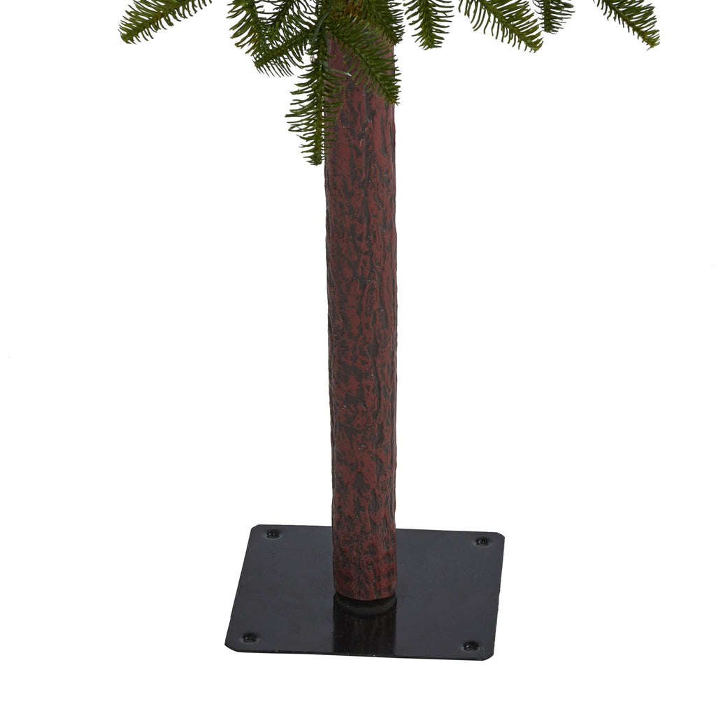 5' Alaskan Alpine Artificial Christmas Tree with 100 Clear Microdot