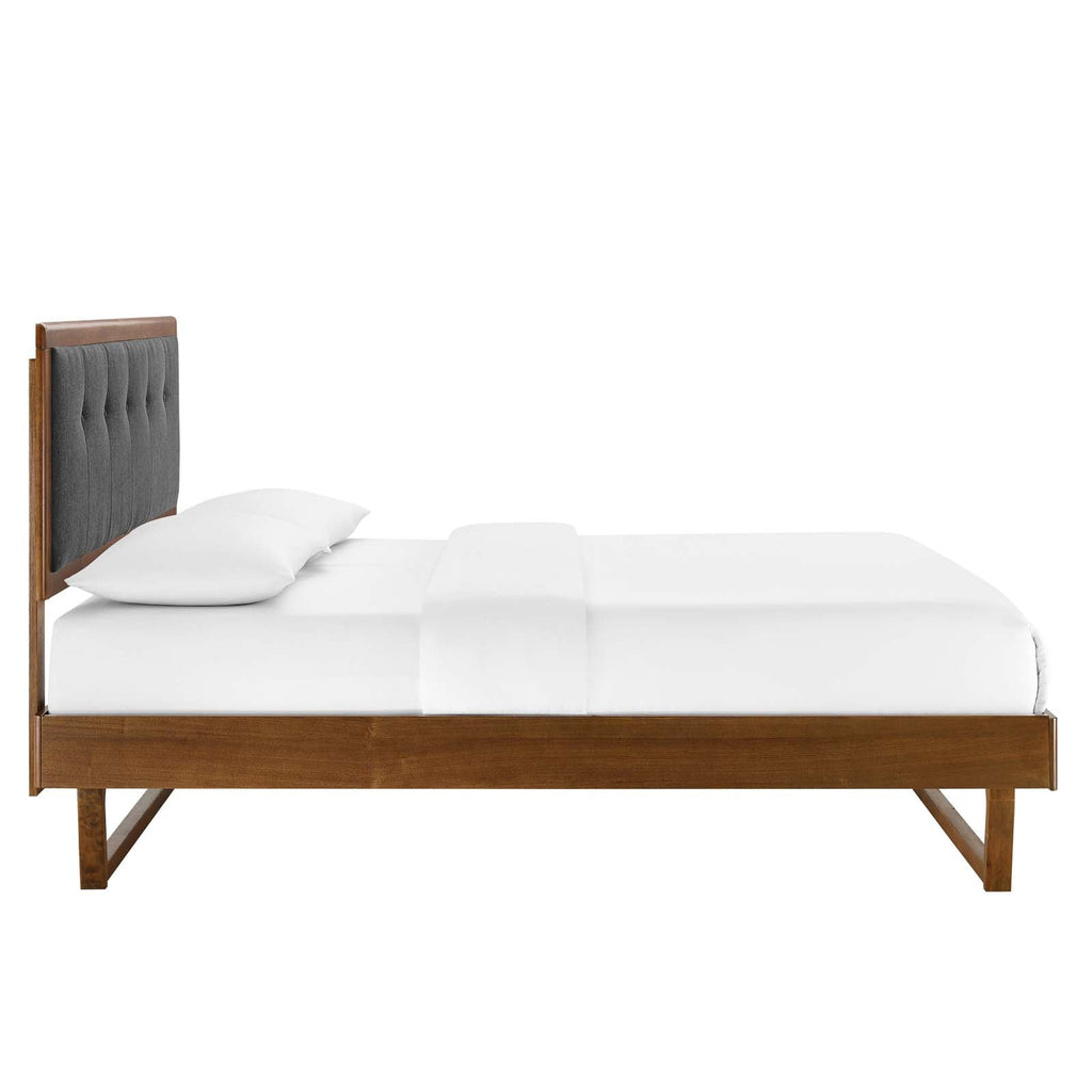 Willow Wood Queen Platform Bed With Angular Frame by Modway